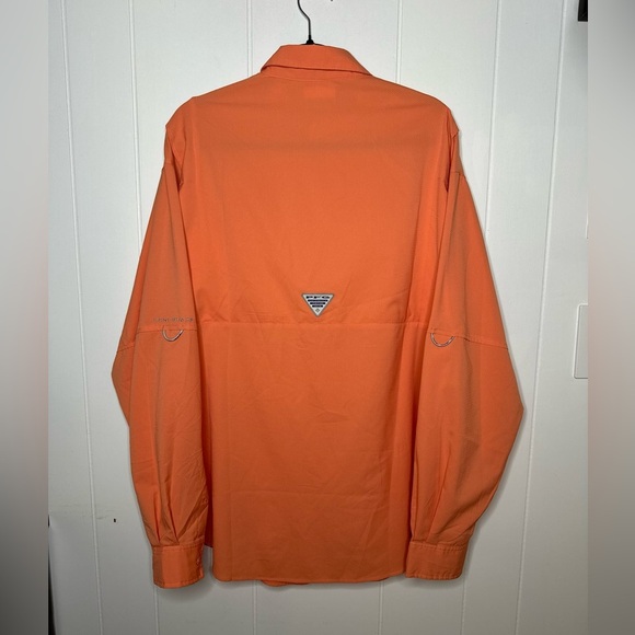 Columbia Men's Orange Shirt-Size Large - Picture 3 of 5